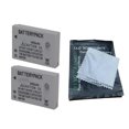 thumbnail image 2 of Rechargeable Camera Battery, 2pcs 1400mAh Battery Multiple Defend Stability Compact Camera Battery  for SD 800 SD850 SD870 SD 950, 2 of 7