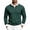 Green, variant on Jessboyy Mens Sweatshirts no Hood Long Sleeve Quarter Zip Pullover Work Casual Golf Waffle Knit Pullover Shirts Collared Sweatshirt Fall Winter Gray,L