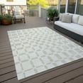thumbnail image 6 of Addison Rugs Chantille Indoor/Outdoor Transitional Squares Ivory Washable Rectangle Rug, 8' x 10', 6 of 6