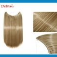 thumbnail image 3 of MesaSe Fil Synthétique Invisible dans l'Extension de Cheveux Tête Complète comme Naturel Bouclé Ondulé, 3 of 5