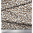 thumbnail image 1 of Soimoi Poly Georgette Fabric Leopard Animal Skin Print Fabric by The Yard 42 Inch Wide, 1 of 3
