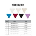 thumbnail image 4 of Baywell Plus Size Women's Underwear Half Wrap High Waisted Ladies Cotton Panties Solid Color Soft Breathable Ladies Pantie, 4 of 4