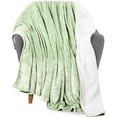 thumbnail image 1 of Colcha Sherpa Blanket Utopia Bedding, tamaño 127 x 152 cm, color verde salvia, 1 of 7