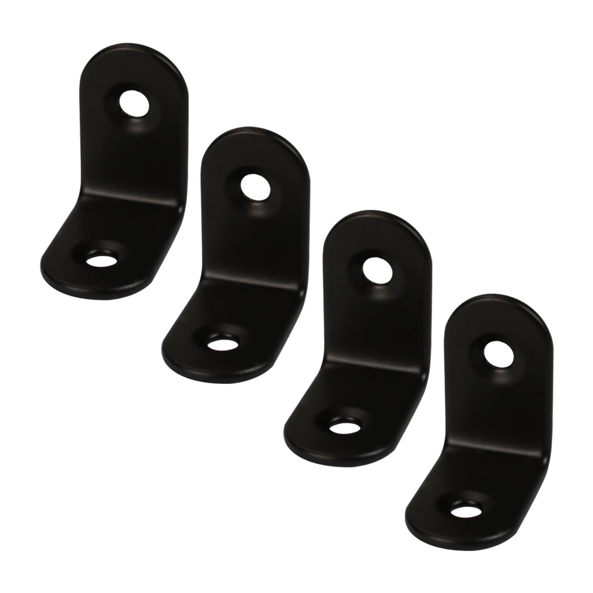 25 x 25mm Angle Bracket Stainless Steel Black L Shaped Angle Brackets