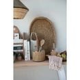 thumbnail image 3 of Bloomingville Decorative Handwoven 24" & 28" Oval Seagrass & Rattan Trays with Handles (Set of 2 Sizes), 3 of 7