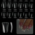 thumbnail image 4 of Aellinatey 504x Duck Nail Tips Clear Nail Tips Curved Nail Tips Press on Nails Tips, 4 of 15