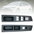 thumbnail image 3 of 2Pcs Door Glass Lift Switch Panel Cover Set for Toyota Vitz 2010-2014 Plastic, 3 of 8