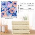 thumbnail image 3 of Blue Orange Flowers Kitchen Towels 6 Pcs Dish Towels Absorbent Soft Quick Dry Towel Dish Rags for Washing Dishes, 3 of 8
