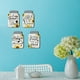 thumbnail image 5 of Lieonvis Juego de 4 Tarros de Cocina Wall Decor Mason de Madera Rústica para el Hogar Decor Cocina Campestre Decor Decoraciones Rústicas de Granja Tarro Mason Placa Colgante Wall, 6 x 4 Pulgadas (Girasol), 5 of 9