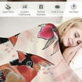 thumbnail image 3 of JRXY  Red Cardinal Birds Memorial Floral Mandala Pattern Soft Sherpa Throw Blankets Cozy Fuzzy Throws for Tv Sofa Couch Comfy Fluffy Blanket White, 3 of 6