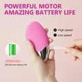thumbnail image 5 of Electric Silicone Face Scrubber, Facial Cleansing Brush, Rechargeable & Waterproof, Pink, 5 of 9