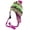 Hot Pink, variant on Top Headwear Peruvian Chullo Hat - Llama -Neon Green