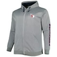 thumbnail image 2 of Men's Profile Ash Cleveland Guardians Big & Tall Pullover Hoodie, 2 of 3