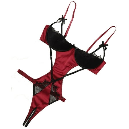 

Colorblock Teddies Multicolor Plus Size Sexy Lingerie (Women s)
