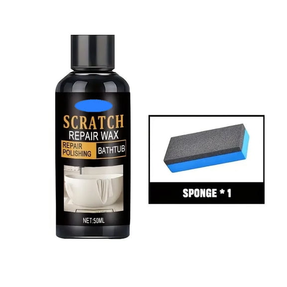 Scratch Remover for Vehicles Deep Scratches Cars Paint Scratchs Repair Kit with Wipe Sponge, Color-Blending Formula with Plant Waxes, Safe on All Paint Colors