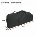 thumbnail image 6 of Premium Portable Massage Chair Carrying Case – Heavy-Duty Nylon Travel Bag with Zipper Closure & Dual Handles – Fits Most Folding Massage Chairs – Black, 6 of 6