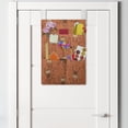 thumbnail image 2 of Cartoon Hanging Pocket Organizer, Funny Monkeys Dancing Stars Bananas Animals, Printed Polyester Storage Bag with Pockets, 14" x 20", Umber and Burnt Sienna, 2 of 2