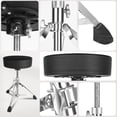 thumbnail image 2 of Taburete ajustable Drum Throne Seat GrowDaily con baquetas, 2 of 6