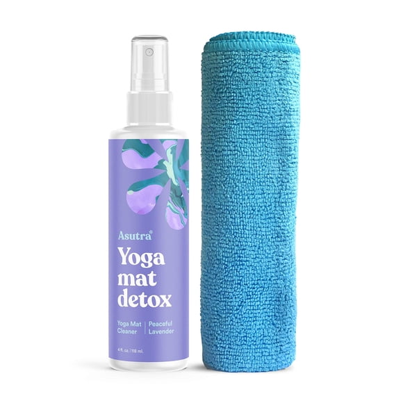 Spray limpiador para esterillas de yoga ASUTRA Peaceful Lavender, 120 ml