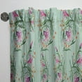 thumbnail image 3 of Designart 'Botanical Floral Retro IX' Mid-Century Modern Curtain Panel, 3 of 5
