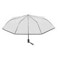 thumbnail image 3 of Compact Umbrella,Compact Umbrella Black Transparent Rain Umbrella Clear Umbrella Precision Engineered, 3 of 8