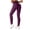 *240Dark Purple, variant on Butt Lifting Tummy Control Workout Leggings, High Waist with Back Pockets, Yoga Pants for Fitness Running Daily Use Navy XL