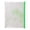 F, variant on 2Pcs A4 Glitter Zipper Binder Pockets, Clear Waterproof Plastic File Pouch for 3 Ring Binder Organizer(H*2)