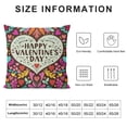 thumbnail image 5 of COMIO Valentines Day Pillow Covers Valentines Day Decor for Home Red Polka Dots Love Heart Gnomes Happy Valentine Pillows Decorative Throw Pillows Valentines Day Decorations, 5 of 5
