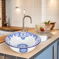 thumbnail image 3 of Enamel Bowl Kitchen Large Vintage Enamelware Basin For Washing Vegetables Kneading Dough Serving Soup And Washing, 3 of 8