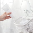 thumbnail image 5 of Organizador de ducha sin taladro para champú y acondicionador, cesta de plástico para baño, organizador de cocina, color blanco, Uds., 5 of 5