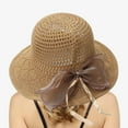 thumbnail image 2 of Tea Party Hat Easter Womens Summer Dress Hat Wide Leaf Flower Bridal Shower Hat Sun Hats Beach Hat, 2 of 5