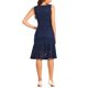thumbnail image 3 of Vestido de encaje INSPIRE CHIC para cóctel de mujer, con cuello barco, sin mangas, vestido de noche ajustado, color azul oscuro, 3 of 5