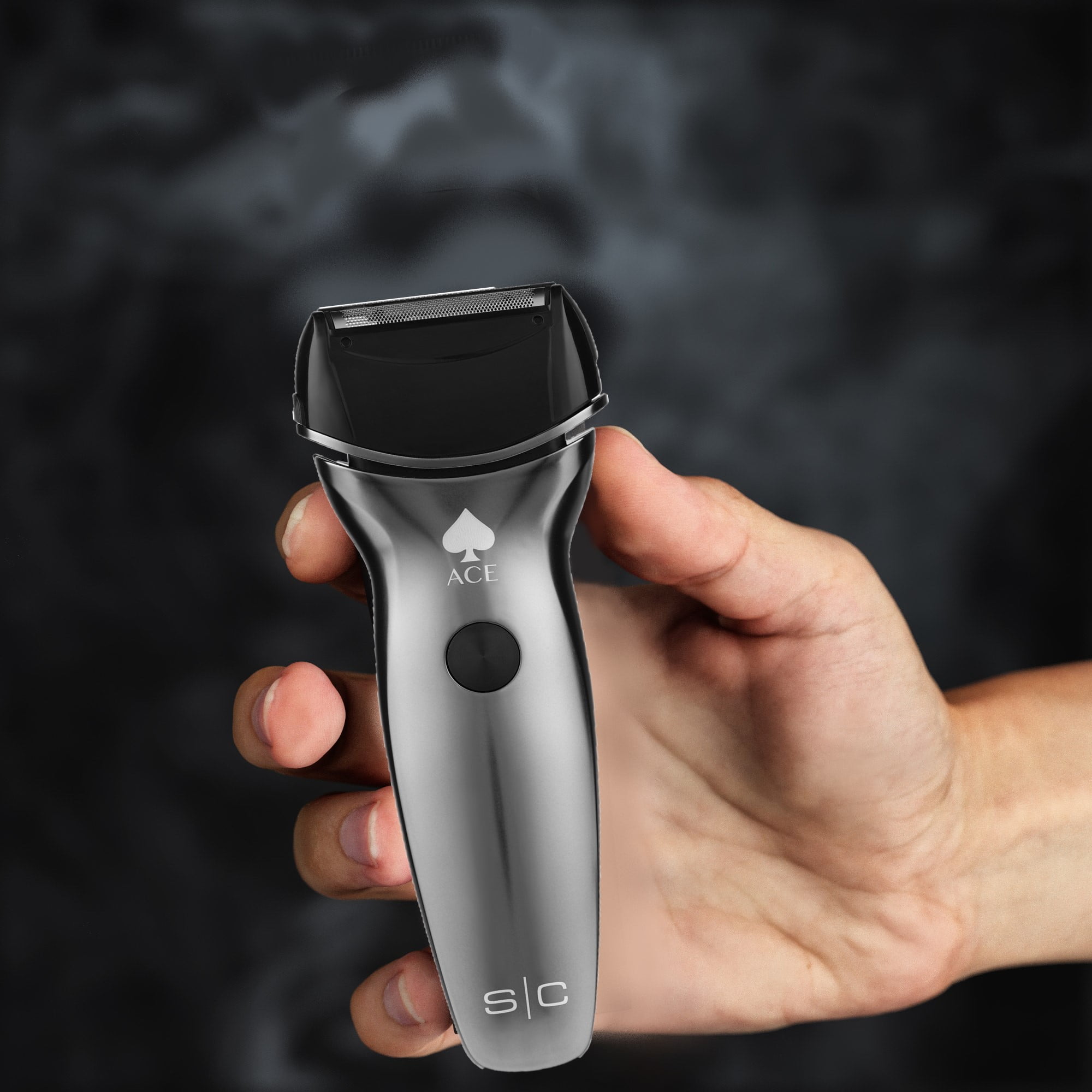 StyleCraft Ace Mens Electric Cordless Wet/Dry Shaver with Precision Foil Shaver, Triple Shave System with LCD Display, Smart Contour
