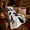 thumbnail image 3 of Whimsical Black Cats Pumpkin Autumn autumn celebration, Playful Pet Portrait Pattern, Warm Flannel Blanket for Living Room and Bedroom, Cat Lovers autumn celebration Gift, Pet Lover Home Decor, 3 of 9