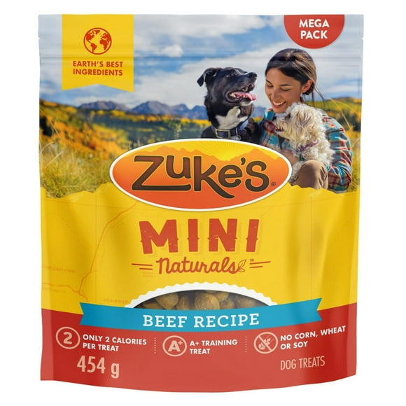 Zuke's Mini Naturals Tender Bites Beef Recipe, Dog Treats