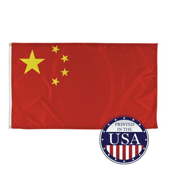 Vispronet 3ft x 5ft China Flag, Flag Only, Knitted Polyester Fabric
