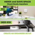 thumbnail image 2 of Soporte de pared HIDEit Mounts EPro 6E compatible con eero Pro 6E acero calibre 16 montaje VESA, 2 of 5