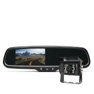 Rear View Safety RVS-770718 Black Rear View Camera System (One (1) Camera Setup with Mirror