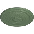 thumbnail image 3 of Ekena Millwork 26 1/4"OD x 1 1/2"P Pearl Ceiling Medallion (Fits Canopies up to 1 7/8"), Hand-Painted Athenian Green, 3 of 5