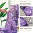 thumbnail image 4 of BZSMCE Chairs Slipcovers Dining Chair Covers Amethyst Crystals in Bloom Creative Pattern, 4 of 7