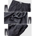 thumbnail image 4 of Pantalones deportivos tipo chino para hombre, talla 29, color gris oscuro, 4 of 5