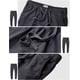 thumbnail image 4 of Pantalones a juego, estilo chino, holgados, para hombre, color gris oscuro, 4 of 5