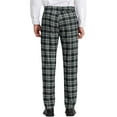 thumbnail image 3 of Lars Amadeus Men's Business Plaid Lightweight Regular Fit Flat Front Checked Pants, 3 of 6