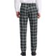 thumbnail image 3 of Pantalones de cuadros ligeros de ajuste regular para hombres de negocios Inspire Chic 30 Negro, 3 of 7