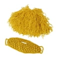 thumbnail image 1 of Gorros con barba de punto, vestido elegante, cómodo accesorio de máscara de esquí, gorro cálido, gorro de punto para adulto amarillo, 1 of 8