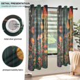 thumbnail image 3 of Yayeee Window Curtains Light Filtering 63"x42" Grommet Panel Pair Home Living Room Decor, Forest Mushroom, 3 of 7