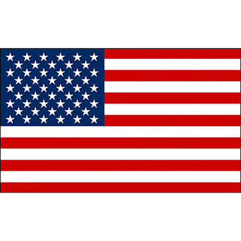 American USA Flags 3x5 FT For Outside, Beautiful Stars, Heavy Duty Durable Flags Outdoor, Hand Printed Vivid Color, Sewn Stripes, Brass Grommet. With flagpole Holder Wall Mount Bracket