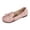 Pink, variant on Rokment Fringed Ballet Flat Dress Shoes for Women Ladies Fashion Casual Suede Tassel Low Heel Slip on Penny Loafers Spring Fall Comfortable Walking Shoes Black Size 6