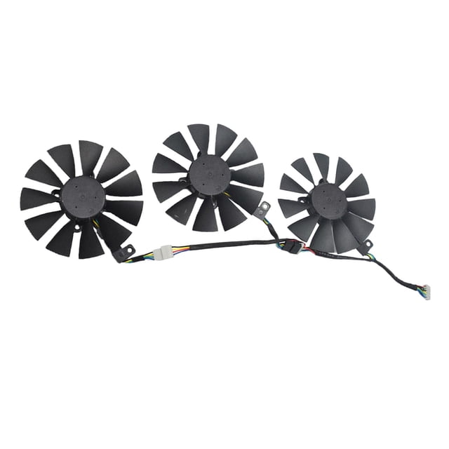 de 3 nuevos ventiladores de tarjeta gráfica de /3,42 pulgadas para Strix RX 580