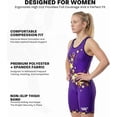 thumbnail image 2 of Exxact Sports Sublimated Women’s Wrestling Singlet - High-Cut, Full-Coverage Powerlifting Singlet Women for Competition (Stars, AXL), 2 of 7
